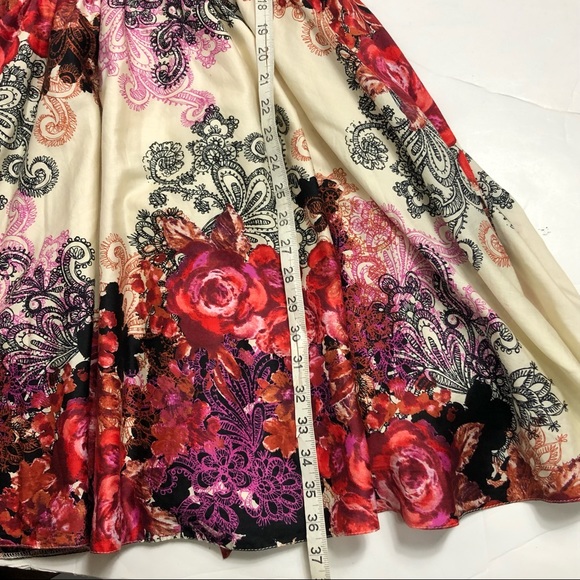 Lady vintage floral dress retro rockabilly made in Romania - Picture 10 of 16